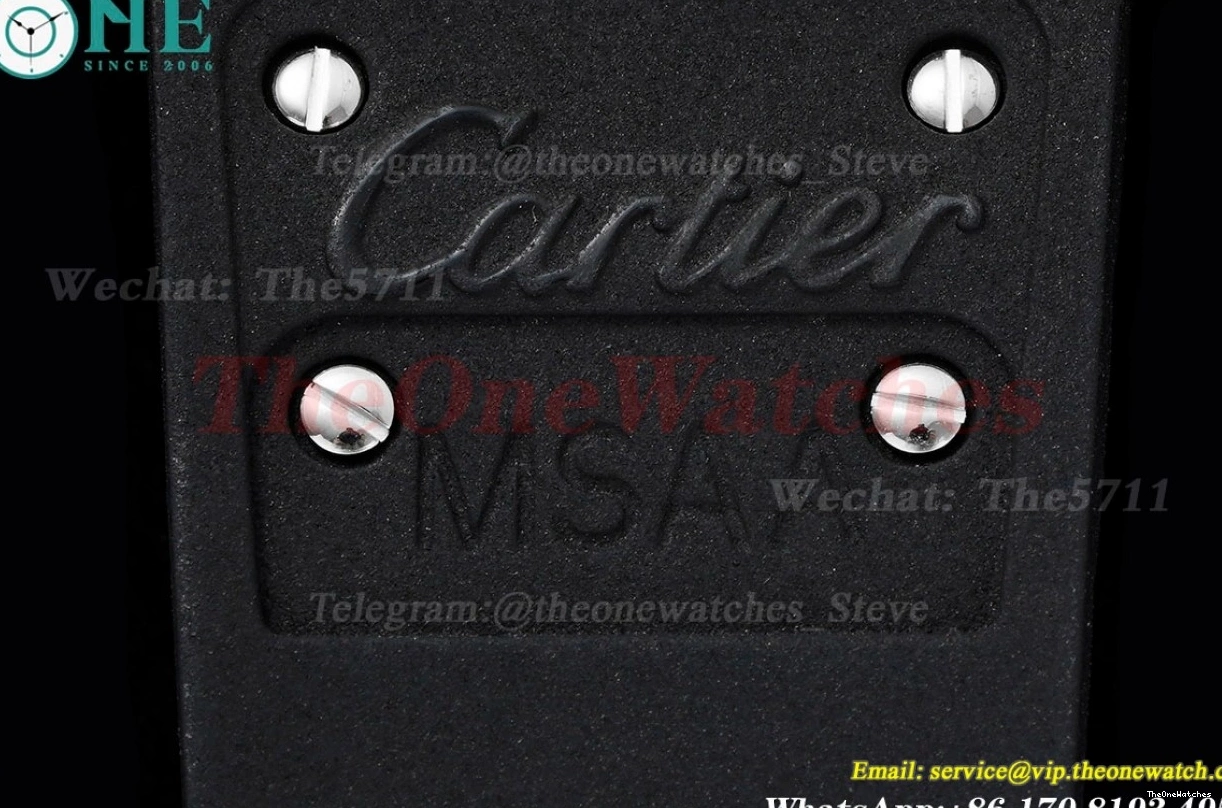 XL MY9019 SS White Cartier De Mens Rmn GF 40MM RU Santos 0408